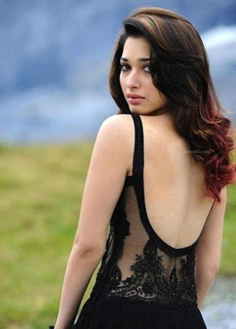 Tamanna Bhatia Photos In Black Dress Looking Hot 3
